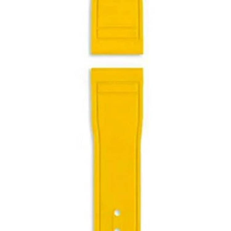 IWC Strap Rubber Pilot's Mark XX & Chrono 41 20/18mm Yellow