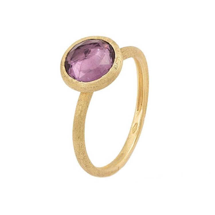 Marco Bicego Jaipur 18ct Yellow Gold Amethyst Ring - Q