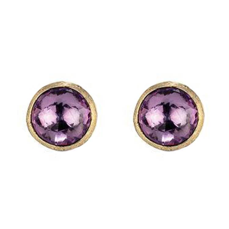 Marco Bicego Jaipur 18ct Yellow Gold Amethyst Stud Earrings