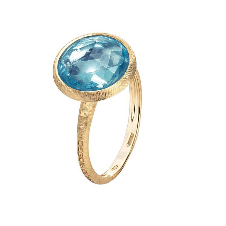 Marco Bicego Jaipur 18ct Yellow Gold Topaz Ring - N