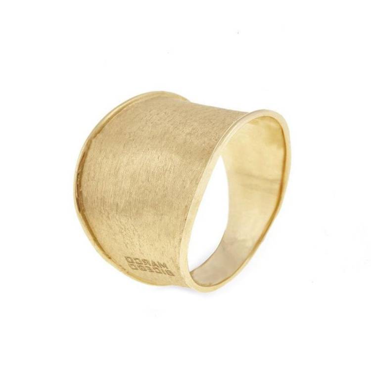 Marco Bicego Lunaria 18ct Yellow Gold Wide Band Ring - R