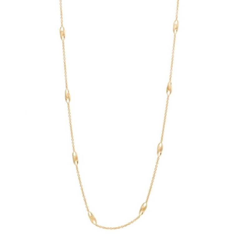 Marco Bicego Lucia 18ct Yellow Gold Long Link Necklace D - Option1 Value Yellow Gold