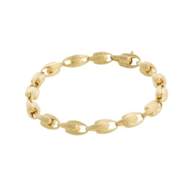 Marco Bicego Lucia 18ct Yellow Gold Small Link Bracelet - Option1 Value Yellow Gold