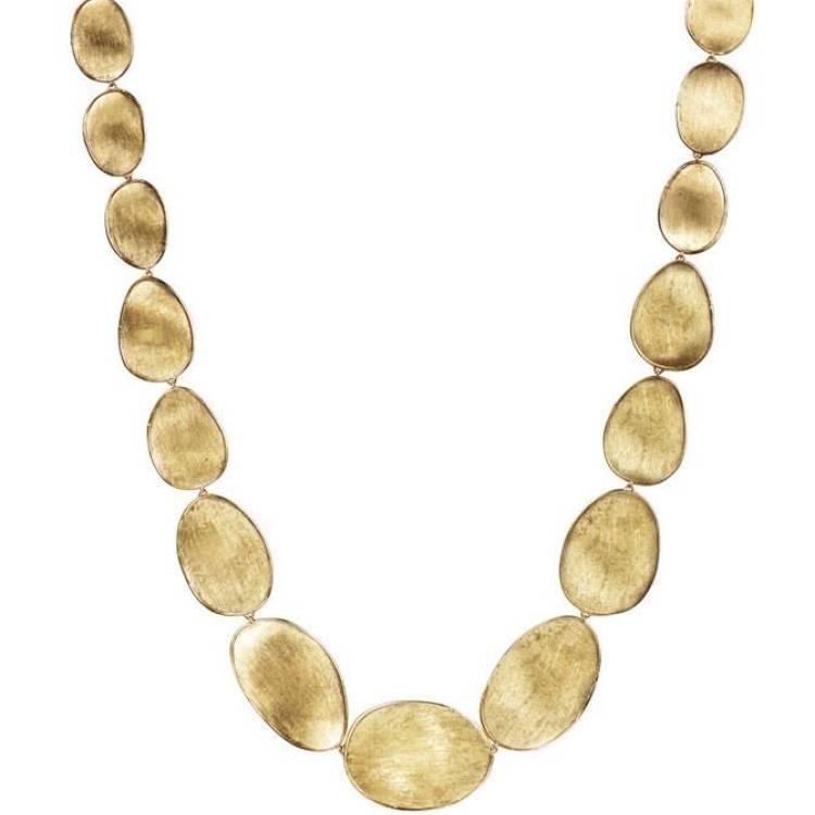 Marco Bicego Lunaria 18ct Yellow Gold Oval Necklace - Yellow Gold