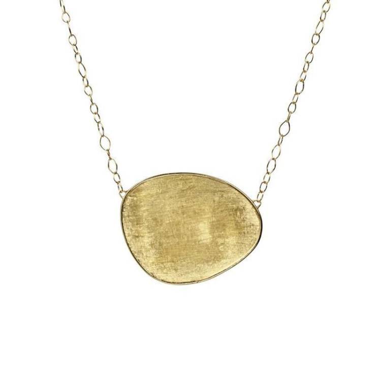 Marco Bicego Lunaria 18ct Yellow Gold Petal Shaped Necklace - Yellow Gold
