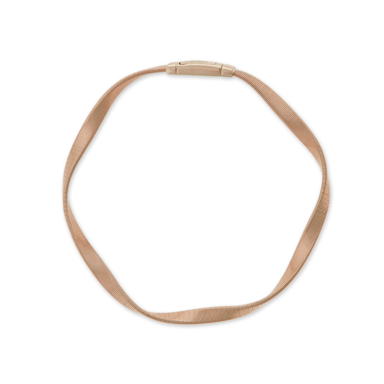 Marco Bicego Marrakech Supreme 18ct Rose Gold Bracelet - Option1 Value Rose Gold