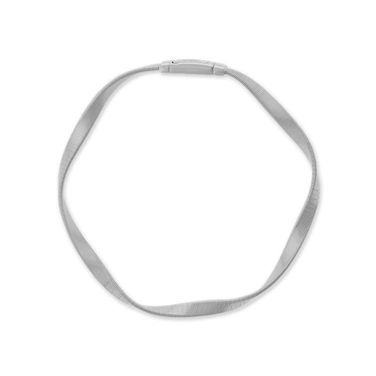 Marco Bicego Marrakech Supreme 18ct White Gold Bracelet - Option1 Value White Gold