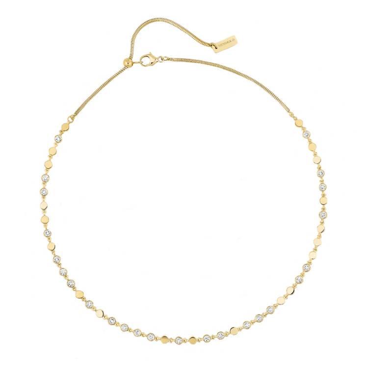 Messika D-Vibes 18ct Yellow Gold Diamond Necklace