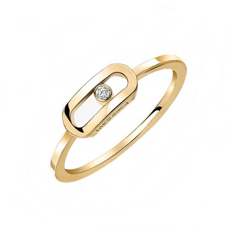 Messika Move Uno 18ct Yellow Gold Diamond Ring - L