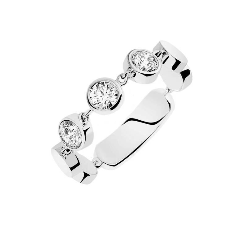 Messika D-Vibes 18ct White Gold Diamond Ring - Q