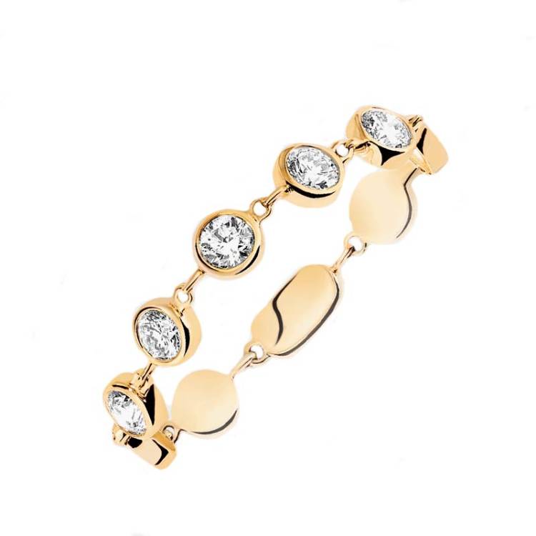 Messika D-Vibes 18ct Yellow Gold Diamond Ring - P