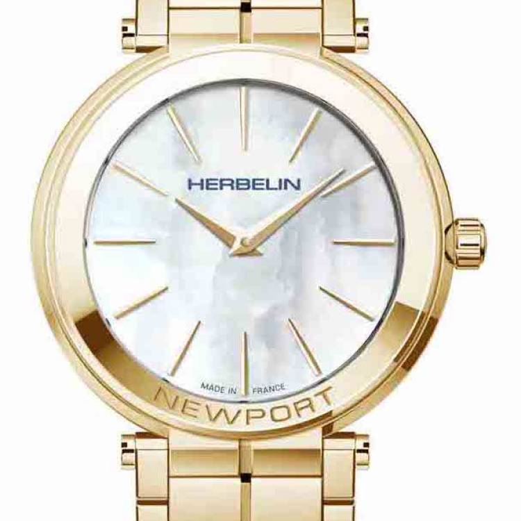 Herbelin Watch Newport Slim Ladies - White