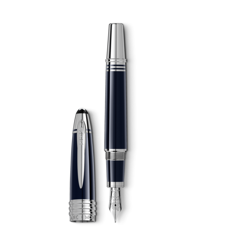 Montblanc Great Characters John F Kennedy Special Edition Fountain Pen M - Blue