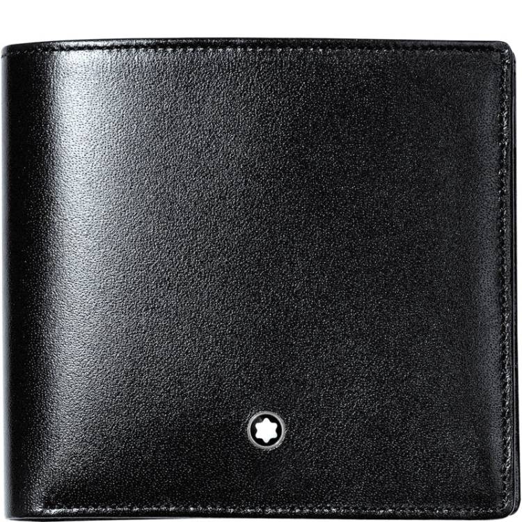 Montblanc Wallet Meisterstuck 8cc Black - Black
