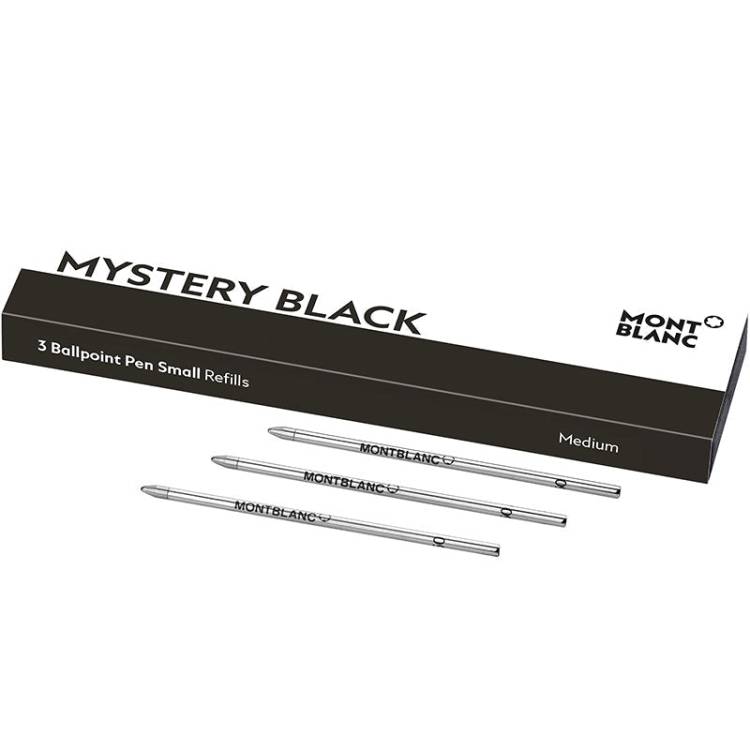 Montblanc Writing Accessories Mystery 3 Pack Small Ballpoint Pen - Black