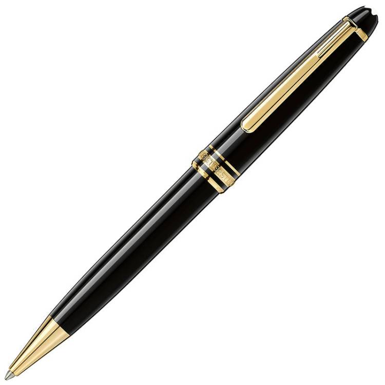 Montblanc Writing Instrument Meisterstuck Gold-Coated Classique Ballpoint Pen - Silver