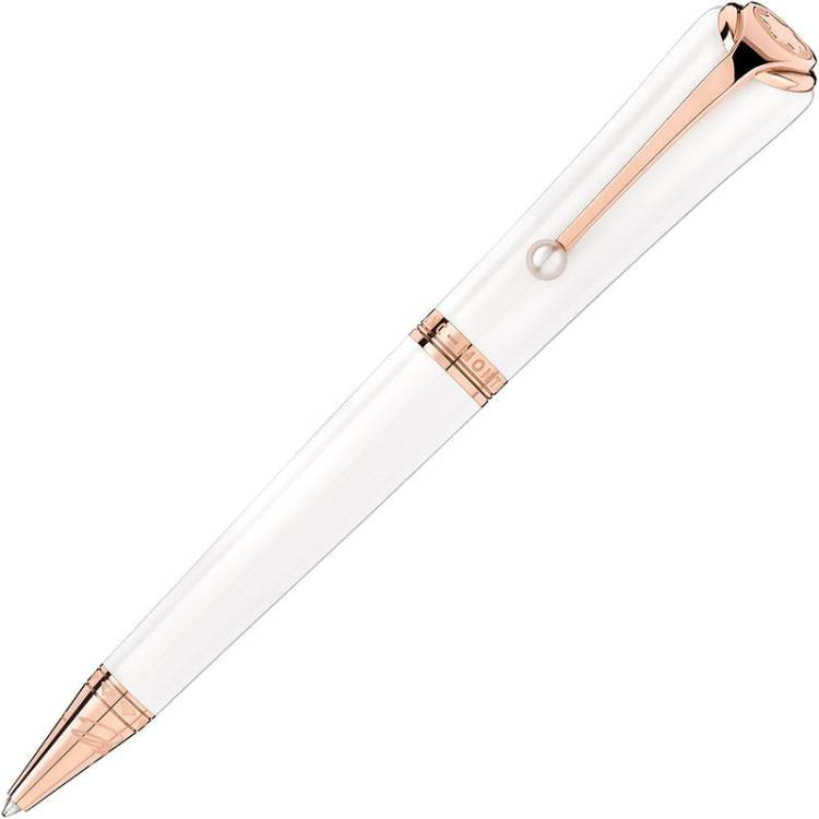 Montblanc Writing Instrument Muses Marilyn Monroe Special Edition Pearl Ballpoint Pen - Silver