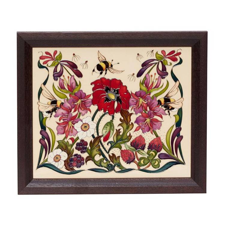 Moorcroft Numbered Edition The Pollinators Plaque