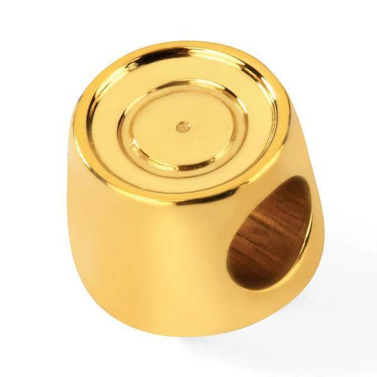 My Last Rolo Yellow Gold Plated Sterling Silver Mini Charm - Yellow Gold