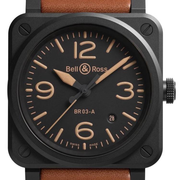 Bell & Ross Watch BR 03 Auto Heritage Ceramic