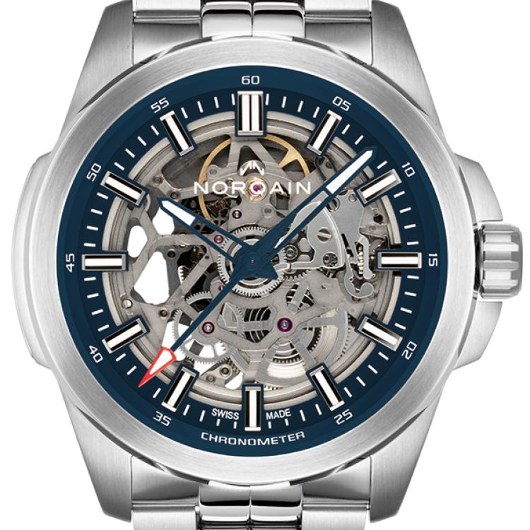 Norqain Watch Independence Skeleton 42mm Bracelet