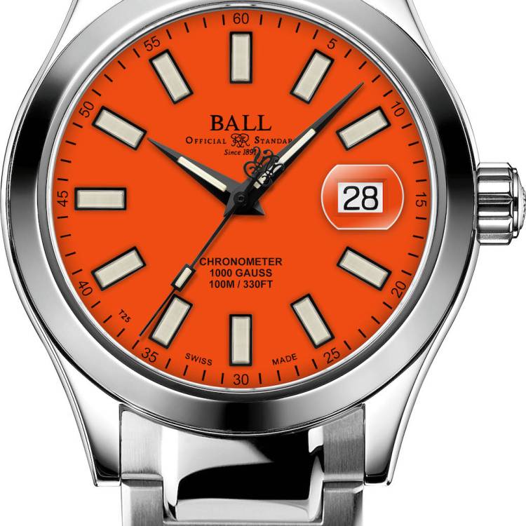 Ball Watch Company Engineer III Marvelight Chronometer Orange