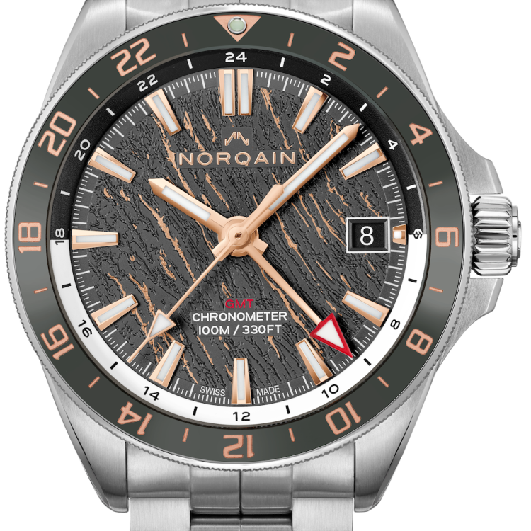 Norqain Watch Neverest Glacier 41mm Grey & Gold Bracelet