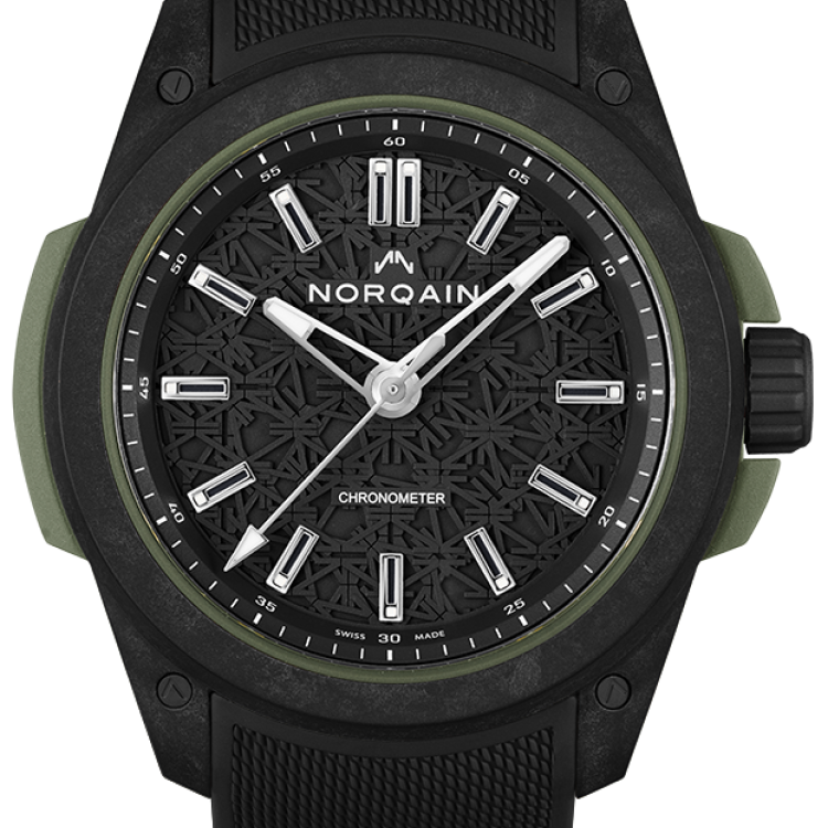 Norqain Watch Wild One & Norteq Black Black Mesh - Black