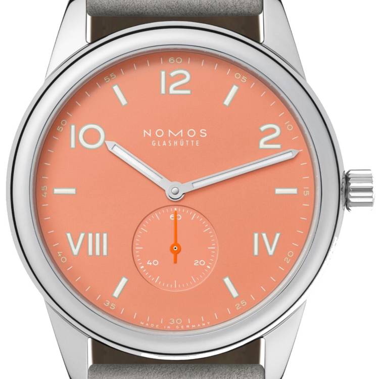 Nomos Glashutte Watch Club Campus 38 Cream Coral