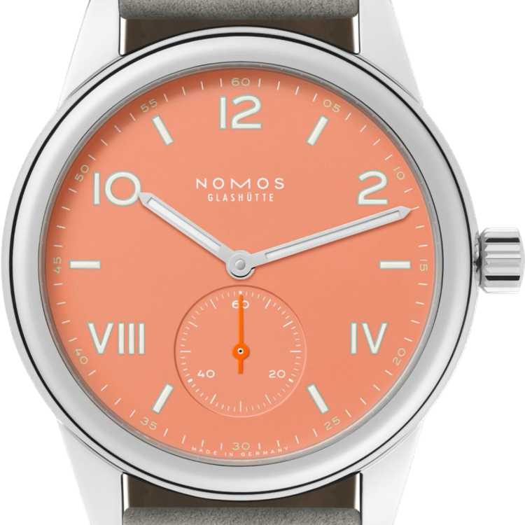Nomos Glashutte Watch Club Campus Cream Coral