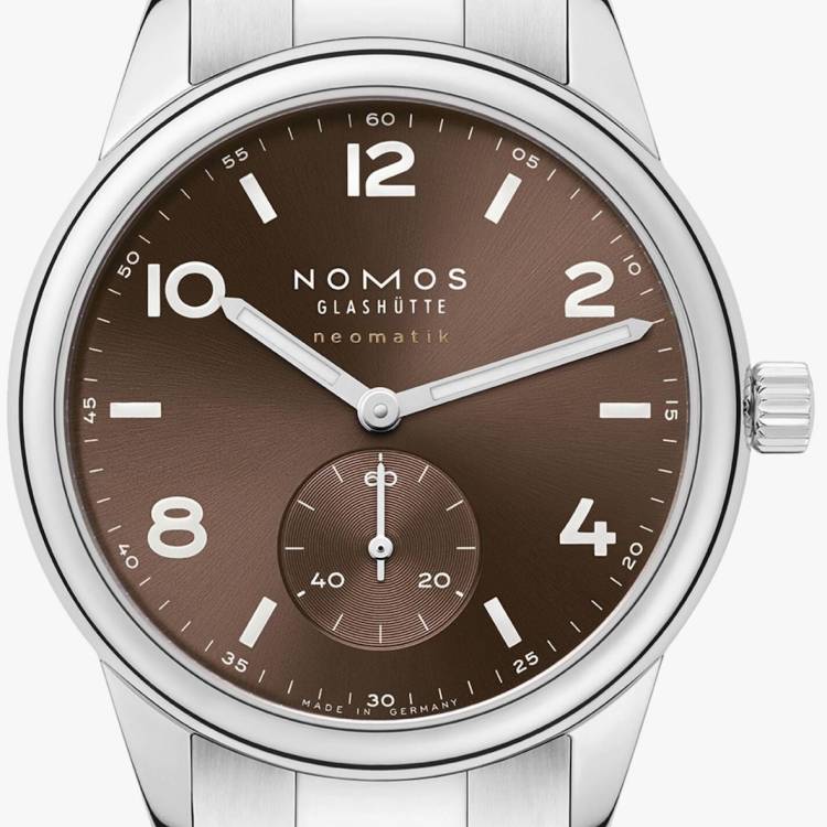 Nomos Glashutte Watch Club Sport Neomatik 39 Tabac