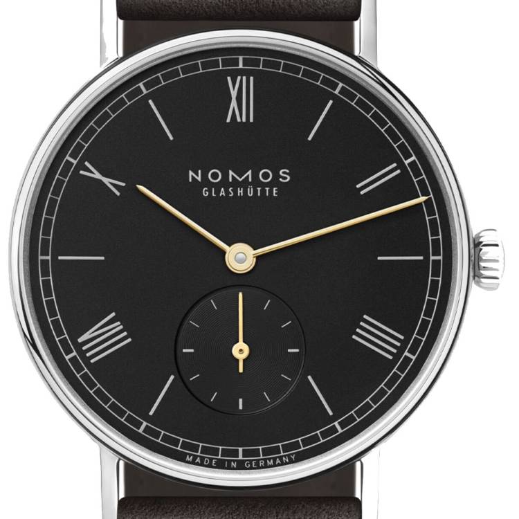 Nomos Glashutte Watch Ludwig 33 Noir Sapphire Crystal - Black