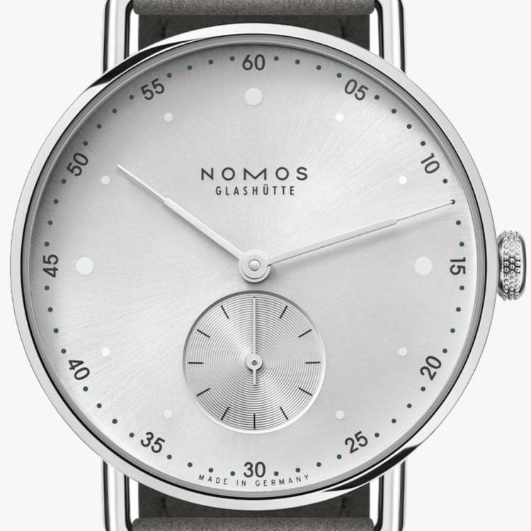 Nomos Glashutte Watch Metro 33 Metro Silver
