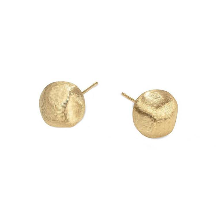 Marco Bicego Africa 18ct Yellow Gold Stud Earrings - Option1 Value Yellow Gold