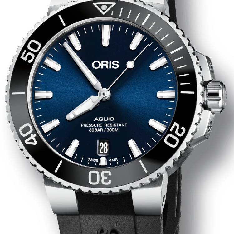 Oris Watch Aquis Date Rubber