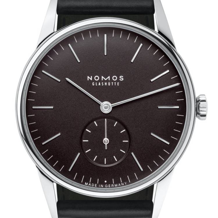 Nomos Glashutte Watch Orion Anthracite Sapphire Crystal - Grey