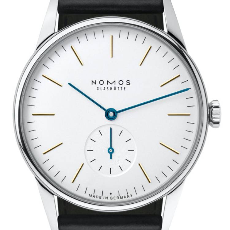 Nomos Glashutte Watch Orion Sapphire Crystal - White