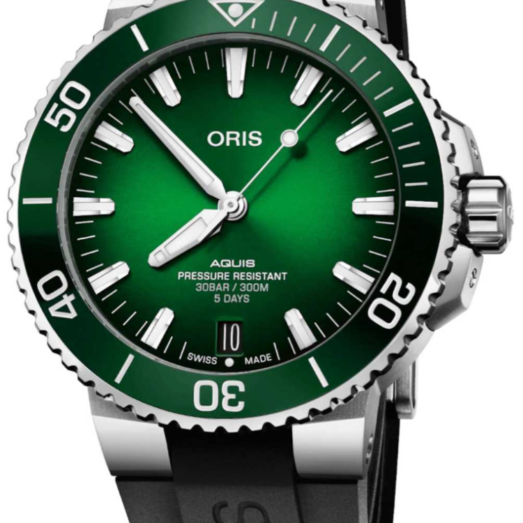 Oris Watch Aquis Date Calibre 400 Green
