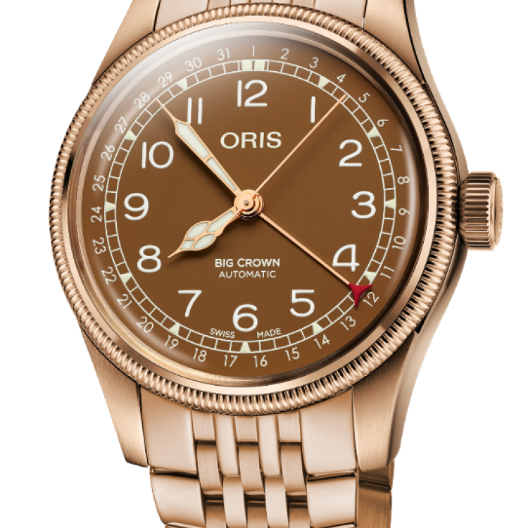 Oris Watch Big Crown Pointer Date Bronze - Brown