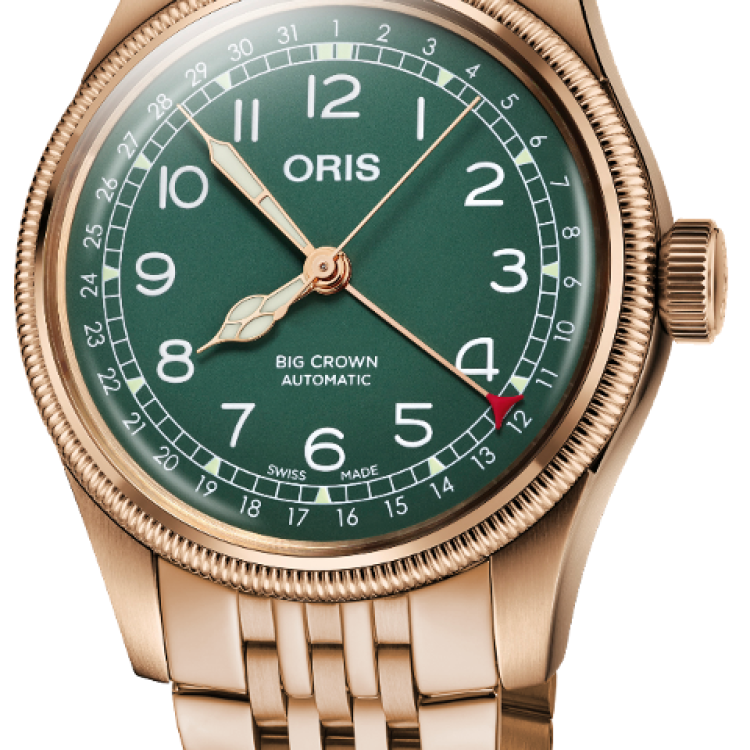 Oris Watch Big Crown Pointer Date Bronze Green