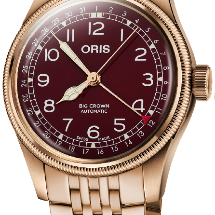 Oris Watch Big Crown Pointer Date Bronze Red - Red