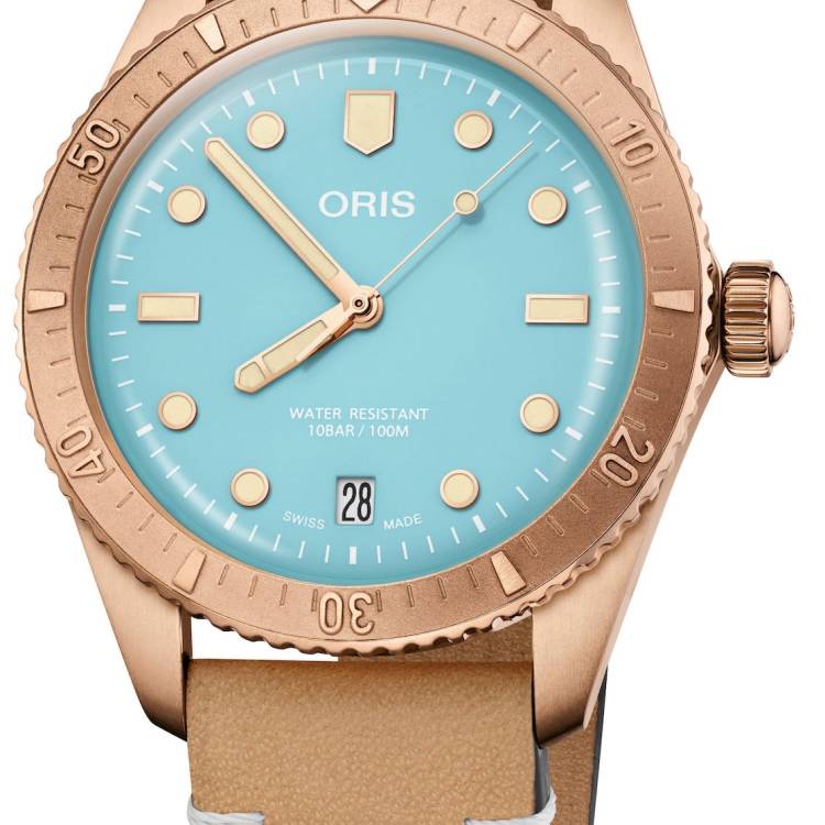 Oris Watch Divers Sixty-Five Cotton Candy Sky Blue