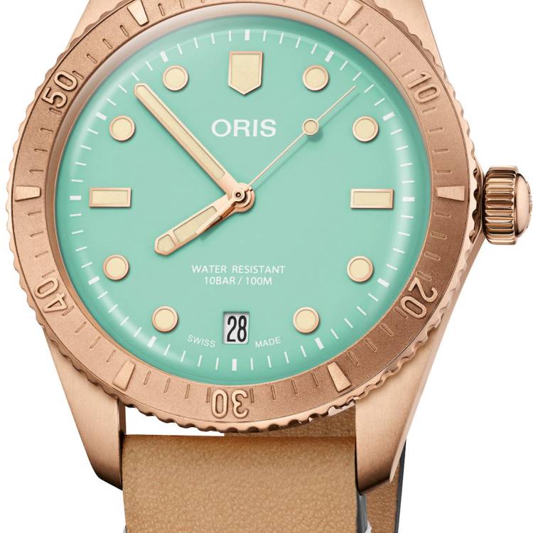 Oris Watch Divers Sixty-Five Cotton Candy Wild Green - Green
