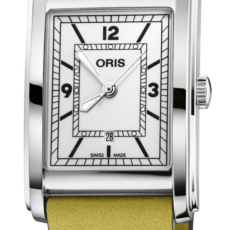 Oris Watch Rectangular Yellow