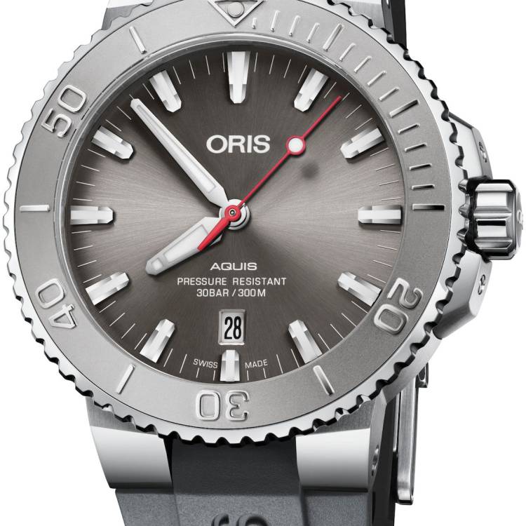 Oris Watch Aquis Date Relief Rubber