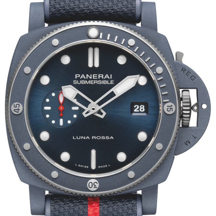 Panerai Watch Submersible QuarantaQuattro Luna Rossa Ti-Ceramitech Pre-Order