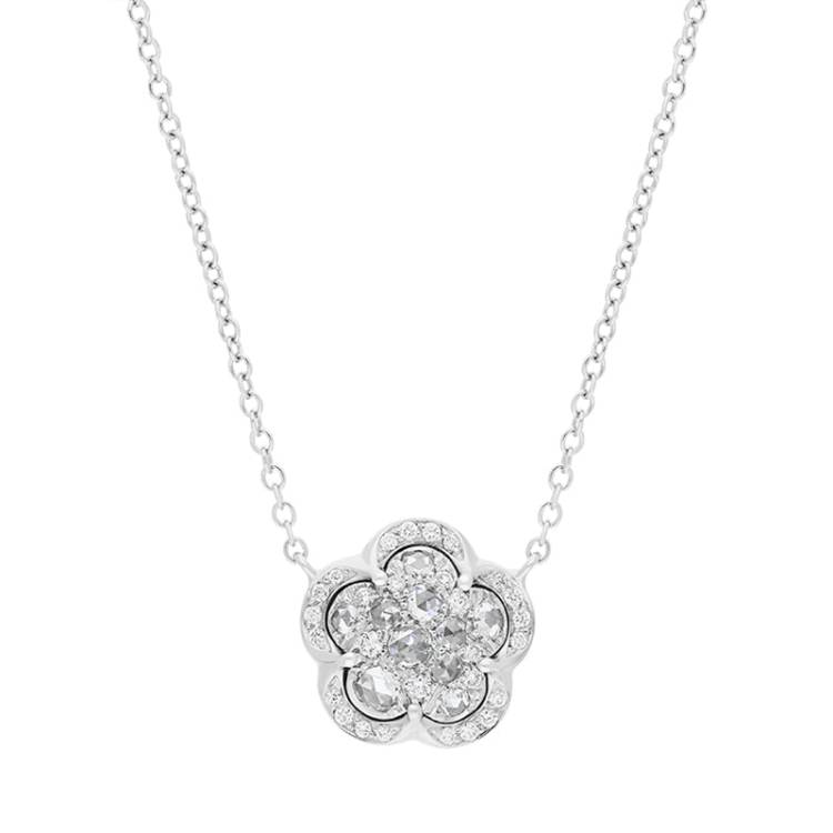 Pasquale Bruni Bon Ton Je T'Aime 18ct White Gold 0.42ct Diamond Necklace D - Gold