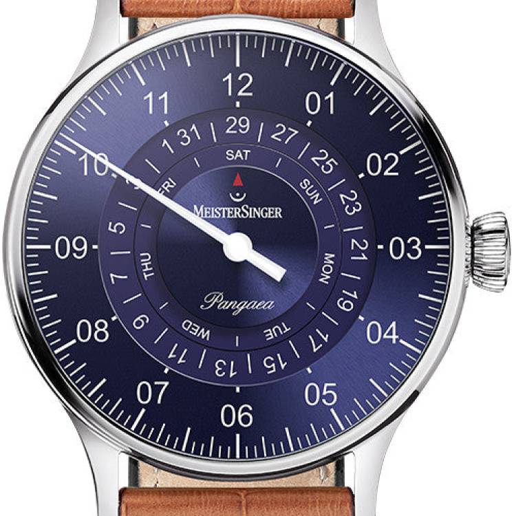 MeisterSinger Watch Pangaea Day Date - Blue