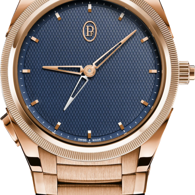 Parmigiani Fleurier Watch Tonda PF GMT Rattrapante Gold Milano Blue