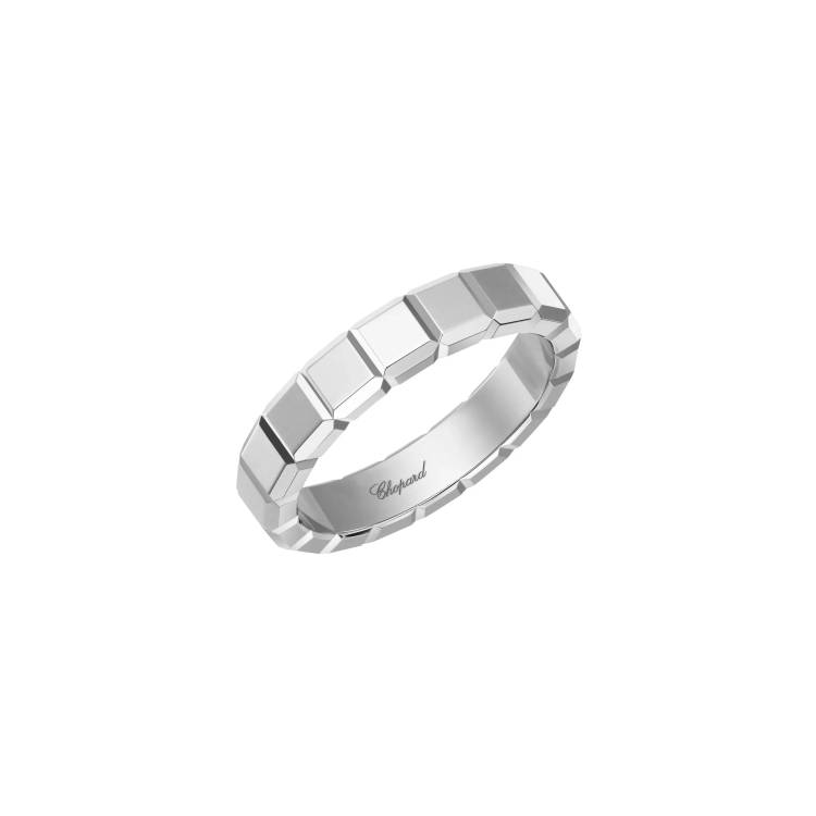 Chopard Ice Cube 18ct White Gold Medium Ring - 59